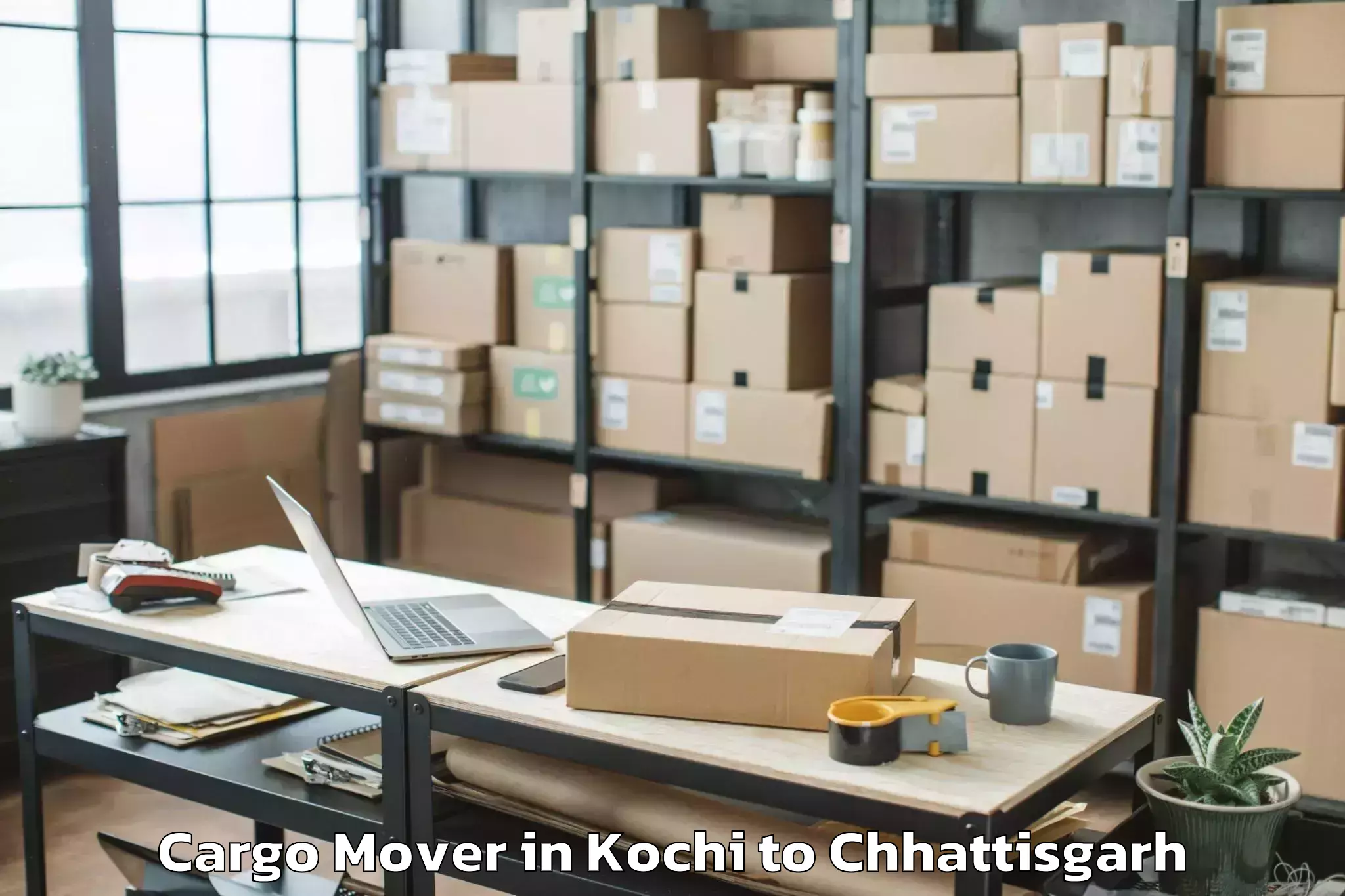 Top Kochi to Khamhariya Cargo Mover Available